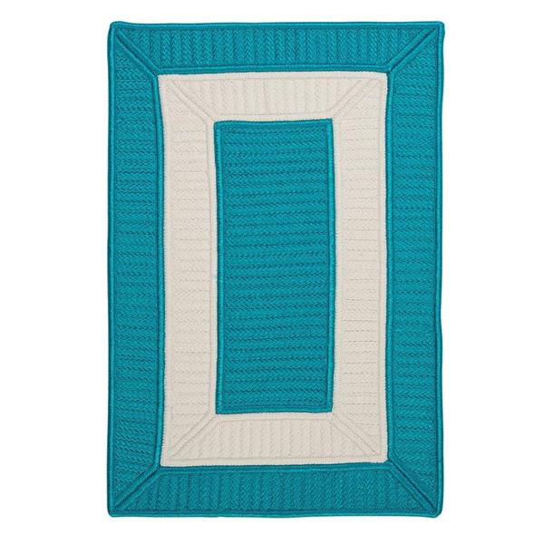 Colonial Mills Rope Walk 2-ft x 10-ft Turquoise Area Rug