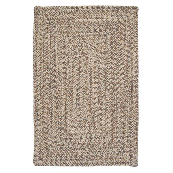 Colonial Mills Corsica 4-ft Storm Gray Square Area Rug