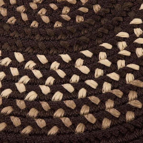 Colonial Mills Deerfield 8-ft x 8-ft Seal Brown Area Rug