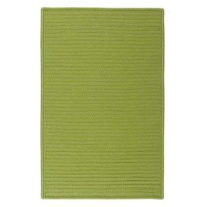 Colonial Mills Simply Home Solid 2-ft x 8-ft Bright Green Area Rug Runner