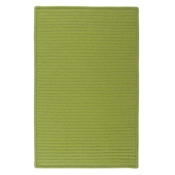Colonial Mills Simply Home Solid 4-ft x 6-ft Bright Green Area Rug