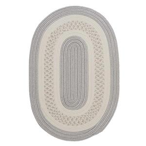 Colonial Mills Crescent 2-ft x 10-ft Silver Runner Area Rug
