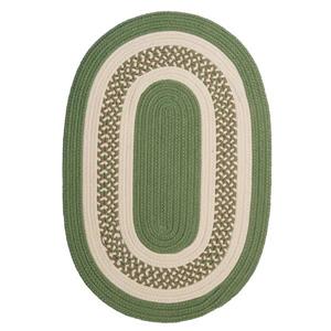 Colonial Mills Crescent 2-ft x 8-ft Moss Green Runner Area Rug