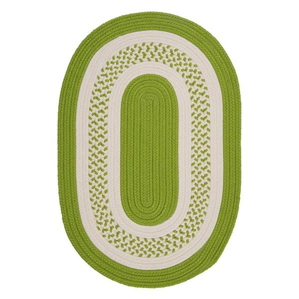 Colonial Mills Crescent 7-ft x 9-ft Bright Green Area Rug