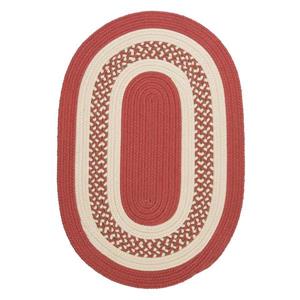Colonial Mills Crescent 7-ft x 9-ft Terracotta Oval Area Rug