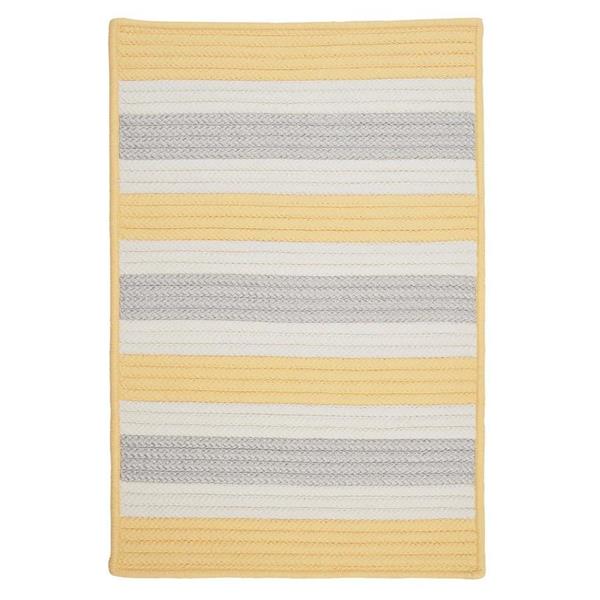 Colonial Mills Stripe It 8-ft x 11-ft Yellow Shimmer Area Rug