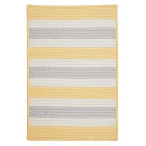 Colonial Mills Stripe It 8-ft x 11-ft Yellow Shimmer Area Rug