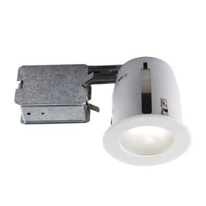 Luminaire encastré blanc pour emplacement humide, 4''