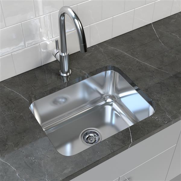 Stainless Steel Undermount Kitchen Sink 17 75 X 23