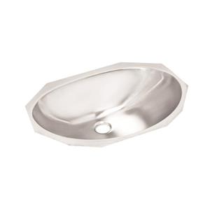 Wessan Stainless Steel Undermount Vanity Sink - 14-in x 19-in x 6-in