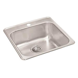 Wessan Stainless Steel Drop-In Sink - 20 7/8-in x 20 1/2-in x 9-in