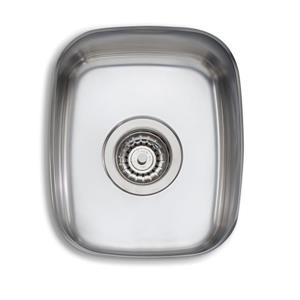 Wessan Stainless Steel Undermount Sink - 13 3/4-in x 11 3/8-in x 6 1/2-in