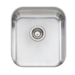 Wessan Stainless Steel Undermount Sink - 16 1/8-in x 17 3/4-in x 8-in