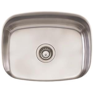 Wessan Stainless Steel Undermount Sink - 23 1/4-in x 18 1/2-in x 9 1/4-in