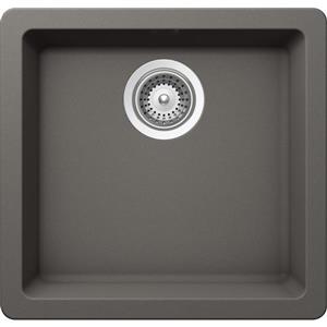Wessan Granite Universal Mount Sink - 16 15/16-in x 17 3/4-in x 7 7/8-in