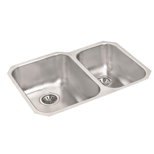 Wessan Stainless Double 1 1 2 Undermount Sink 20 In X 29 In X 8 In   330032124 MainImage 001 L 