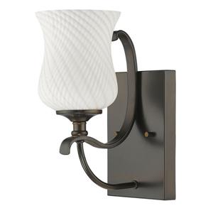 Acclaim Lighting Evelyn 11.5-in W 1-Light Bronze Wall Sconce