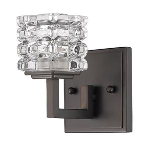 Acclaim Lighting Coralie 5.75-in 1-Light Bronze Wall Sconce