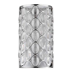 Acclaim Lighting Isabella 16-in Nickel 2-Bulb Wall Light