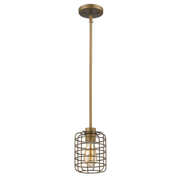 Acclaim Lighting Lynden Matte Pendant Light - 8.25-in - Chrome