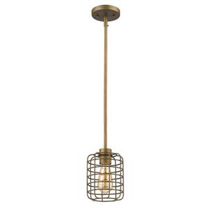 Acclaim Lighting Lynden Matte Pendant Light - 8.25-in - Chrome