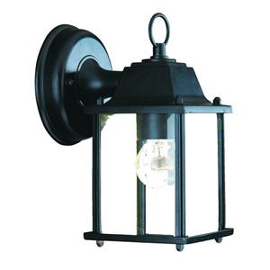 Acclaim Lighting Builders' Choice 8.50-in x 4.75-in Matte Black Wall Mounted Lantern