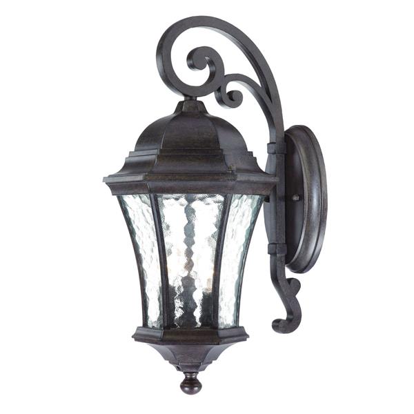 Acclaim Lighting Waverly 19.5-in Matte Black Aluminum Outdoor Wall Lantern