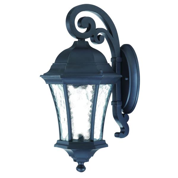 Acclaim Lighting Waverly 16.5-in Matte Black MarbleX Outdoor Wall Lantern