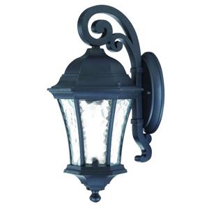 Acclaim Lighting Waverly 16.5-in Matte Black MarbleX Outdoor Wall Lantern