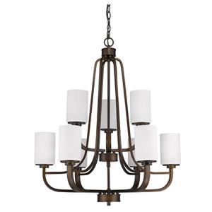 Acclaim Lighting Addison 9-Light 32.5-in Bronze Chandelier