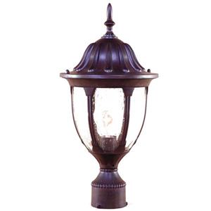 Acclaim Lighting Suffolk Outdoor Lantern - 1 Bulb - Cast aluminum - Brown