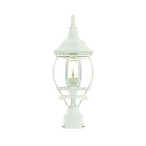 Acclaim Lighting Chateau Outdoor Lantern  - 1 Bulb - Cast aluminum - White