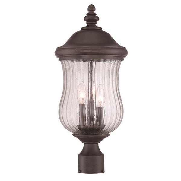 Acclaim Lighting Bellagio Outdoor Lantern  - 3 Bulbs - MarbleX - Black