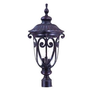 Lanterne extérieure Naples , 3 ampoules, aluminium, brun
