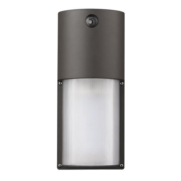 Acclaim Lighting 12.25-in Matte Bronze Frosted Glass Dual Voltage LED Outdoor Wall Sconce