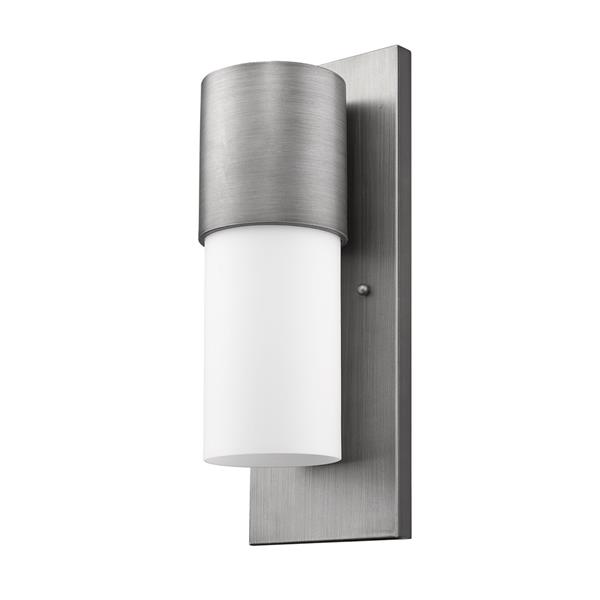 Acclaim Lighting Cooper 16-in Matte Nickel Outdoor Wall Light