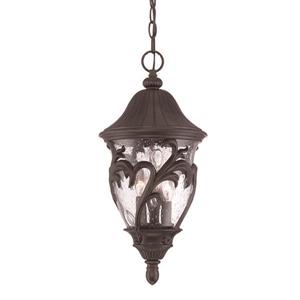 Acclaim Lighting Capri Lantern - 3 Bulbs - 19.5" - Black