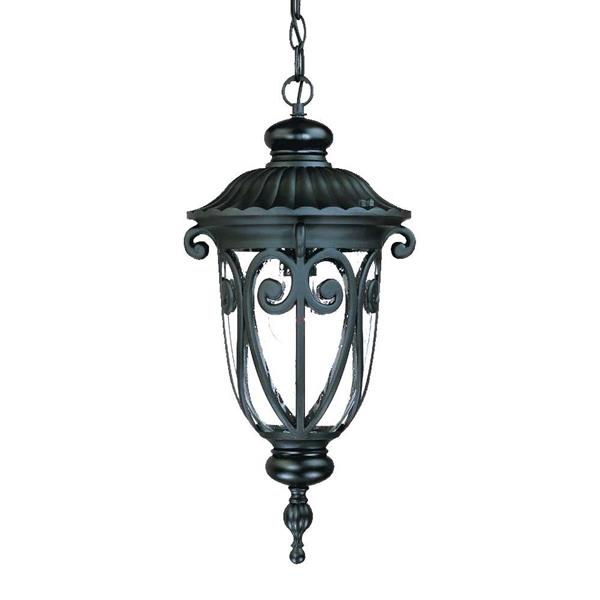 Acclaim Lighting Naples Lantern - 1 Bulb - 20.5-in - Black