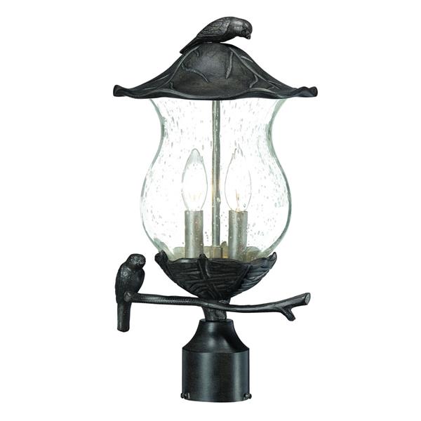 Acclaim Lighting Avian Outdoor Lantern  - 2 Bulbs - Black