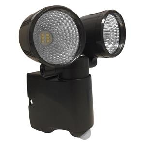 Acclaim Lighting LED Dual Head Battery Operated flood light w/Motion Sensor