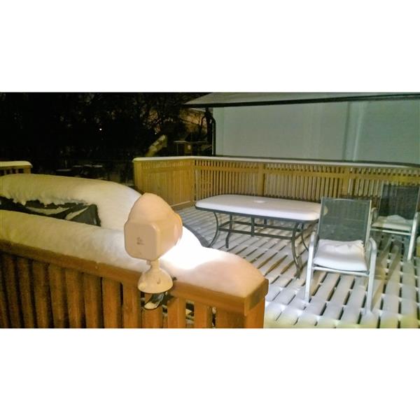 Acclaim Lighting Battery Operated Motion LED Spotlight with metal clamp