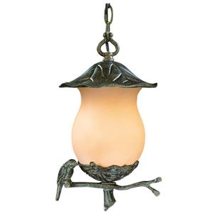Acclaim Lighting Avian Lantern - 2 Bulbs - 14.25" - Black