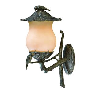 Acclaim Lighting Avian 20-in x 10-in Black Coral Mounted Wall Lamp