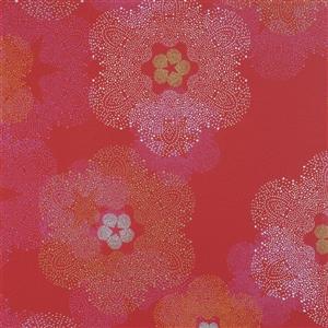 Walls Republic Cardinal Floral Non-Woven Paste The Wall Floral Medallion Wallpaper