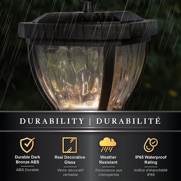 Classy Caps Manchester Solar Dark Bronze 4-in x 4-in Post Cap