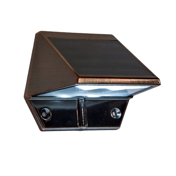 Classy Caps Copper Plated Aluminum Solar Deck and Wall Light