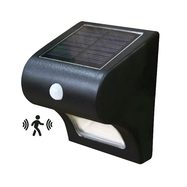 Classy Caps Solar Motion Sensor Deck and Wall Security Light