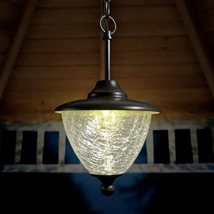 Classy Caps 13-in x 6.5-in Eclipse Outdoor Solar Chandelier