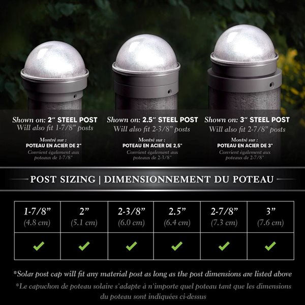 Chain Link Fence Post Caps - 3" Round Dome Aluminum Caps, Pack Of 12