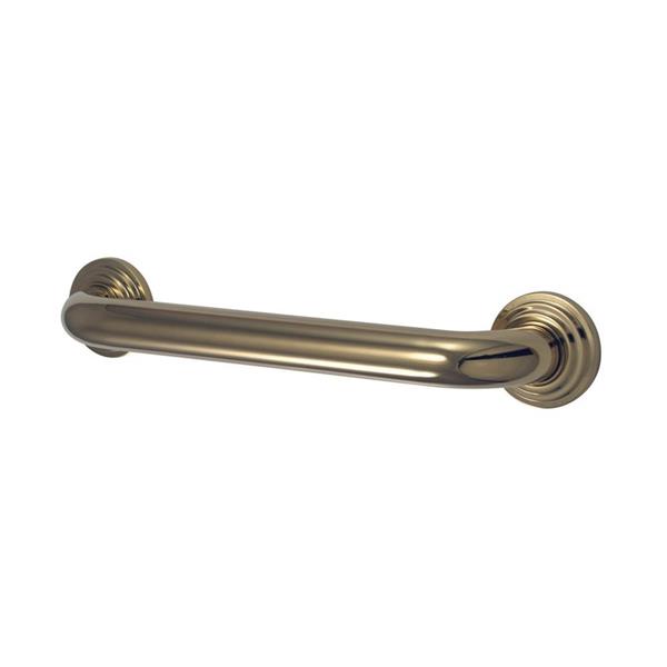 Elements of Design Milano 30-in Polished Brass Wall Mount Grab Bar